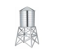 Alessi DL02 recipiente de, acero inoxidable, plata, 12 x 12 x 27 cm