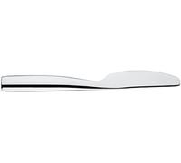Alessi Dressed - Cuchillo Brillante con decoración en Relieve, Acero, Color Blanco