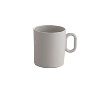 Alessi Dressed en Plein Air MW72 / 89 WG - Taza de Diseño con Decoración en Relieve, Melamina, Gris Claro