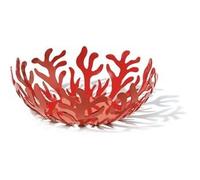 Alessi ESI01 29 R o - Frutero de acero, color rojo, Ø29cm