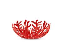 Alessi ESI01 29 R o - Frutero de acero, color rojo, Ø29cm