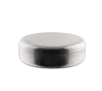 Alessi Extra Ordinary Texture JM01/23 T - Recipiente de diseño minimalista, tapa en acero inoxidable 18/10 con decoración, Granulado en Relieve, 23 cm