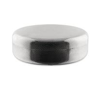 Alessi Extra Ordinary Texture JM01/28 T - Recipiente de diseño minimalista, tapa en acero inoxidable 18/10 con decoración, Granulado en Relieve, 28 cm