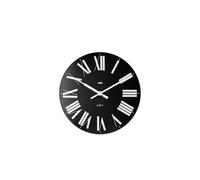 Alessi Firenze 12 B- Reloj de pared (plástico ABS, mecanismo de cuarzo), color negro