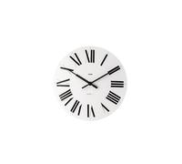 Alessi Firenze - Reloj de pared, diseño con números romanos, color blanco