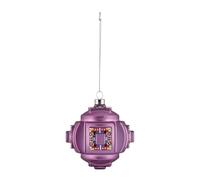 Alessi Fractal ESA06 4 - Decoración para Árbol de Navidad de Design, en Vidrio Soplado Decorado a Mano