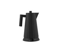 ALESSI Hervidor de agua 1,7l Plissee Th. Harz / Negro negro