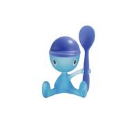 Alessi ASG23 AZ Cico - Huevera con cucharilla, color azul