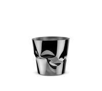 Alessi ITM27 - Cubitera de Diseño, Hilada y Aplanada, en Acero Inoxidable 18/10, Altura 23,2 cm, Diámetro 24 cm