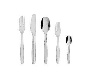 Alessi itsumo anf06s5 - servicio de cubiertos de diseño en acero inoxidable 18/10, 5 piezas.