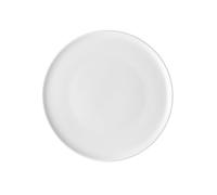 Alessi Itsumo NF07/5 - Plato de Postre de Diseño, Uso Diario, Estética Minimalista, en Porcelana Blanca, Diámetro 21 cm
