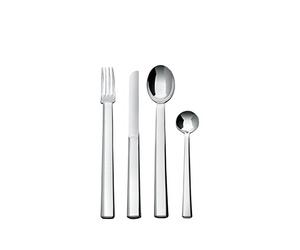 ALESSI jh01s24 Servicio para Cubiertos de Acero Inoxidable Brillante, Lot de 24