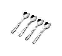 ALESSI Juego de cucharillas de café de 4 piezas de 10 cm plata