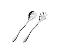 ALESSI Juego de servir ensalada Mediterraneo de acero inoxidable plata