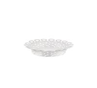 ALESSI Korbschale VIMINI 27cm Acero inoxidable Epoxi. Blanco blanco