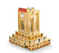 Alessi La Città Dell'Amore Mio MJ16 14 - Adorno de diseño en Porcelana, Decorado a Mano