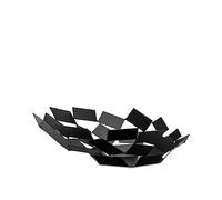 Alessi La Stanza dello Scirocco MT03 B - Centro de Mesa de Design, en Acero Colorado con Resina Epoxidica, Negro