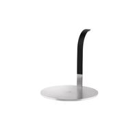 Alessi Little Helper MA02 - Adaptador de inducción para cafetera, trilamina, mango de acero inoxidable y silicona, 16 x 13 cm