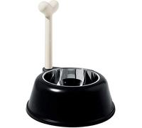Alessi AMMI02 B Lupita Comedero para Perros Acero Inoxidable 18/10 Negro