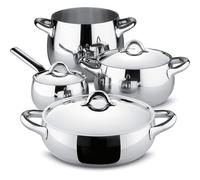 ALESSI Mami (SG100/20), Olla (SG101/20), Rondin (SG102/24), Cazuela de Mango Largo (SG105/14), (SG200/14), (SG200/20), Tapa (SG200/24), Acero aleado, 20 cm