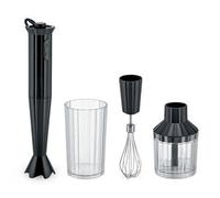 Alessi Set de batidora de mano Plissé Negro