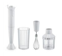 Alessi Set de batidora de mano Plissé Blanco