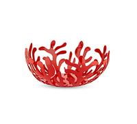 Alessi Mediterraneo - Frutero (25 cm Coloreado con Resina epoxi), diseño de muñecos, Color Rojo