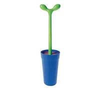 Alessi Merdolino - Escobilla de baño de resina termoplástica, color azul
