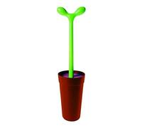 Alessi Merdolino - Escobilla de baño de resina termoplástica, color marrón