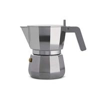 Alessi Moka Cafetera para Café Exprés, Plata