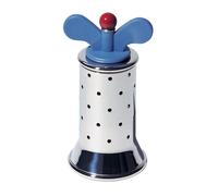 ALESSI 9098 Molinillo de Pimienta de Diseño con Aletas, Acero Inoxidable y Resina Termoplástica, Azul, estándar