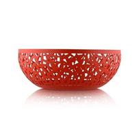 Alessi MSA04/29 R Frutero Cactus en Acero y Resina Rojo 29cm - Diseño de Marta Sansoni