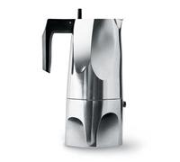 ALESSI Ossidiana MT18/6 - Cafetera para Café Exprés de Diseño en Aluminio Fundido, 6 Tazas