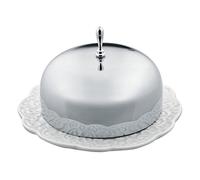 Alessi MW16 - Mantequera Vestida, Porcelana, Color Blanco
