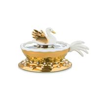 Alessi Narciso MJ16 13 - Adorno de diseño en Porcelana, Decorado a Mano