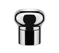 Alessi Noè GIA12 Tapón Hermético para Botellas de Vino y Champán, Acero Inoxidable, Pulido
