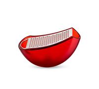 Alessi Parmenide AARU01 R - Rallador con Recogedor de Design, de Resina Termoplástica y Acero Pulido, Rojo