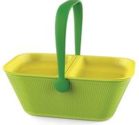 Alessi Petnic - Cesta de viaje para mascota, color verde