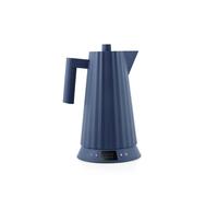Alessi plisado-temperatura-control-waterkoker-donkerblauw