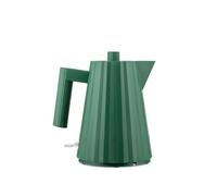 Alessi Plissé - Hervidor Eléctrico de Resina Termoplástica, 100 cl, Verde | Hervidor eléctrico diseñado por Michele De Lucchi, para agua, té e infusiones