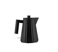 Alessi Plissé MDL06/1 B - Hervidor Eléctrico de Design, en Resina Termoplástica, Enchufe Europeo 2400W, 100cl, Negro