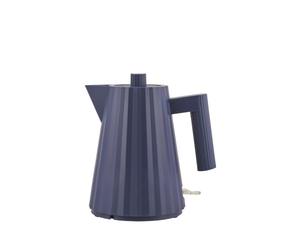 Alessi Plissé MDL06/1 DAZ - Hervidor Eléctrico de Diseño, en Resina Termoplástica, Enchufe Europeo, 2400 W, 100 zul