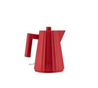 Alessi Plissé MDL06/1 R - Hervidor Eléctrico de Design, en Resina Termoplástica, Enchufe Europeo 2400W, 100cl, Rojo