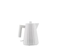 Alessi Plissé MDL06/1 W - Hervidor Eléctrico de Design, en Resina Termoplástica, Enchufe Europeo 2400W, 100cl, Blanco