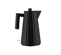 Alessi Plissé MDL06 B - Hervidor Eléctrico de Design, en Resina Termoplástica, Enchufe Europeo 2400W, 170cl, Negro