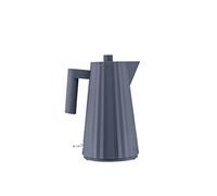 Alessi Plissé MDL06 G - Hervidor Eléctrico de Design, en Resina Termoplástica, Enchufe Europeo 2400W, 170cl, Gris