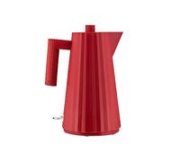 Alessi Plissé MDL06 R - Hervidor Eléctrico de Design, en Resina Termoplástica, Enchufe Europeo 2400W, 170cl, Rojo