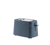 Alessi Plissé MDL08 G - Tostador de Diseño, en Resina Termoplástica, Seis Niveles de Dorado, Enchufe Europeo, 850 W, Gris