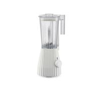 Alessi Plissé MDL09 W, Batidora de Diseño con Jarra Graduada, en Resina Termoplástica, Enchufe Europeo 700W, 1,5l, Blanco