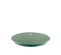 Alessi Plissé MDL16 GR - Balanza de Cocina Digital de Diseño, Colgable con Soporte de Pared, en Resina Termoplástica y Vidrio Templado, Batería Recargable, Verde